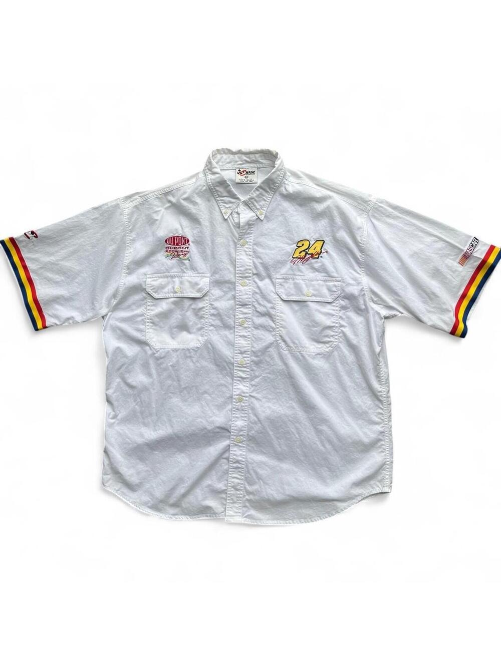 Chase Authentic Dupont Racing Button Shirt 24 Jeff Gordon